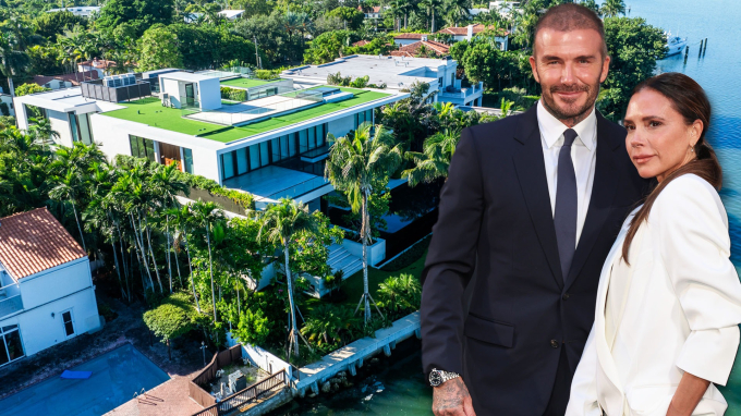 Vợ chồng Beckham được cho vừa mua một dinh thự ở Miami