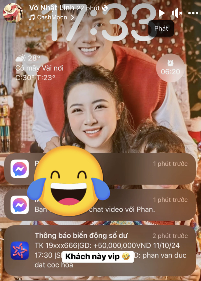  Nhật Linh khoe chồng tingting