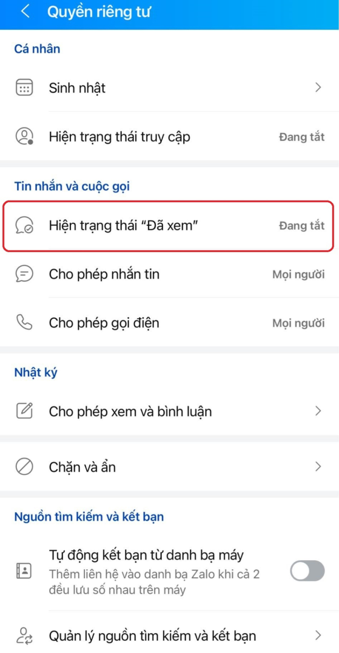   Sau khi thực hiện xong, bạn có thể thoải mái đọc tin nhắn mà người gửi sẽ không biết bạn đã xem hay chưa.  