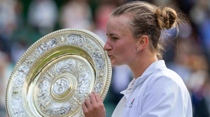 Barbora Krejcikova lên ngôi tại Wimbledon cách đây chưa lâu