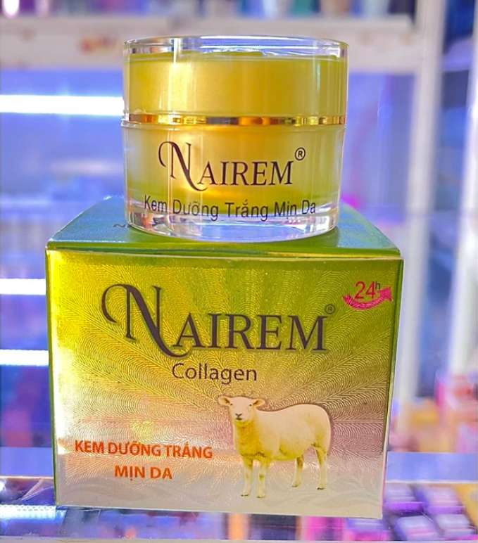 Sản phẩm Kem dưỡng trắng mịn da Nairem Collagen