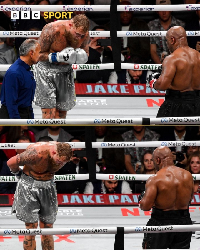 Jake Paul cúi đầu tôn trọng Mike Tyson ở những giây cuối