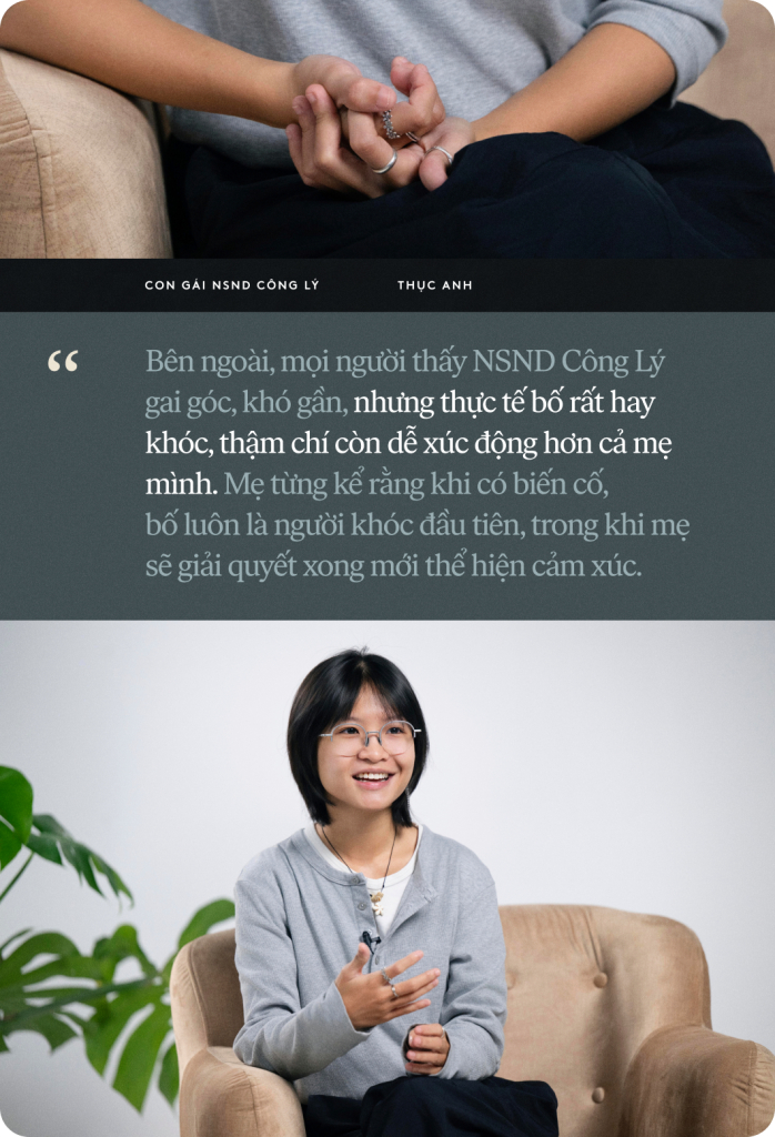 Thục Anh - con gái NSND Công Lý: Mình từng ước bố không nổi tiếng 