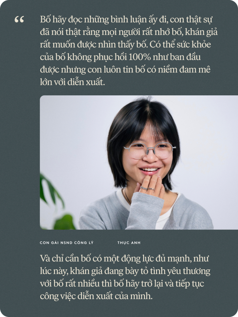 Thục Anh - con gái NSND Công Lý: Mình từng ước bố không nổi tiếng 