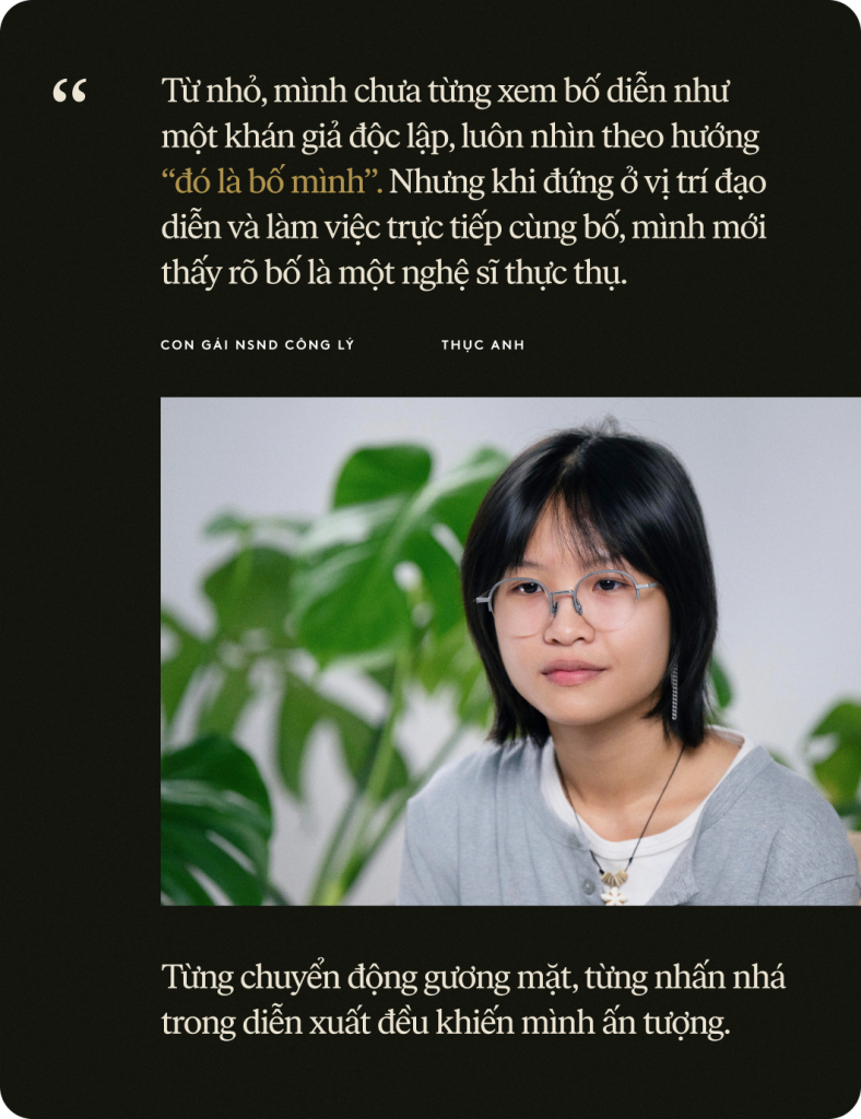 Thục Anh - con gái NSND Công Lý: Mình từng ước bố không nổi tiếng 