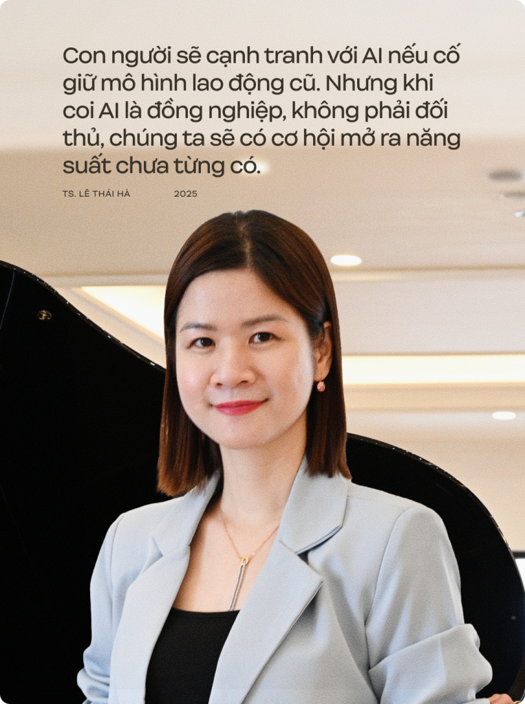 Giám đốc điều hành Quỹ VinFuture - TS. Lê Thái Hà: Nếu chúng ta cố làm điều mà AI làm tốt hơn, thì chắc chắn sẽ thất vọng