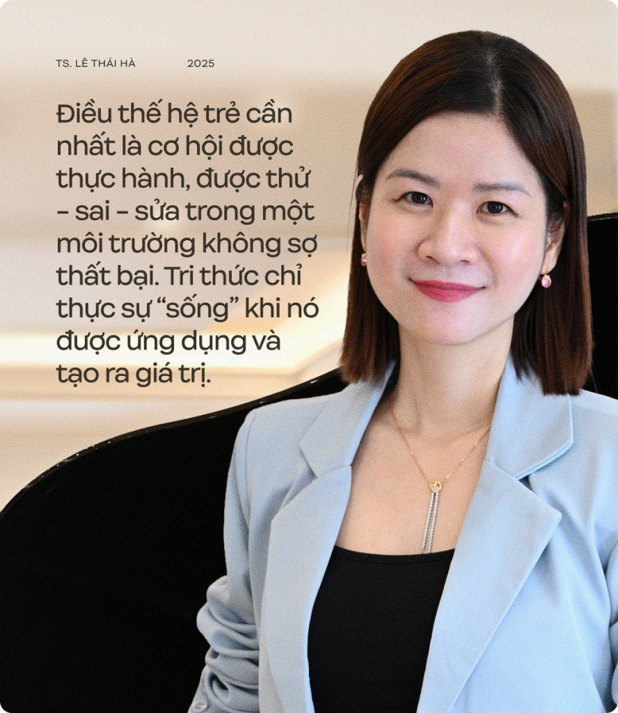 Giám đốc điều hành Quỹ VinFuture - TS. Lê Thái Hà: Nếu chúng ta cố làm điều mà AI làm tốt hơn, thì chắc chắn sẽ thất vọng