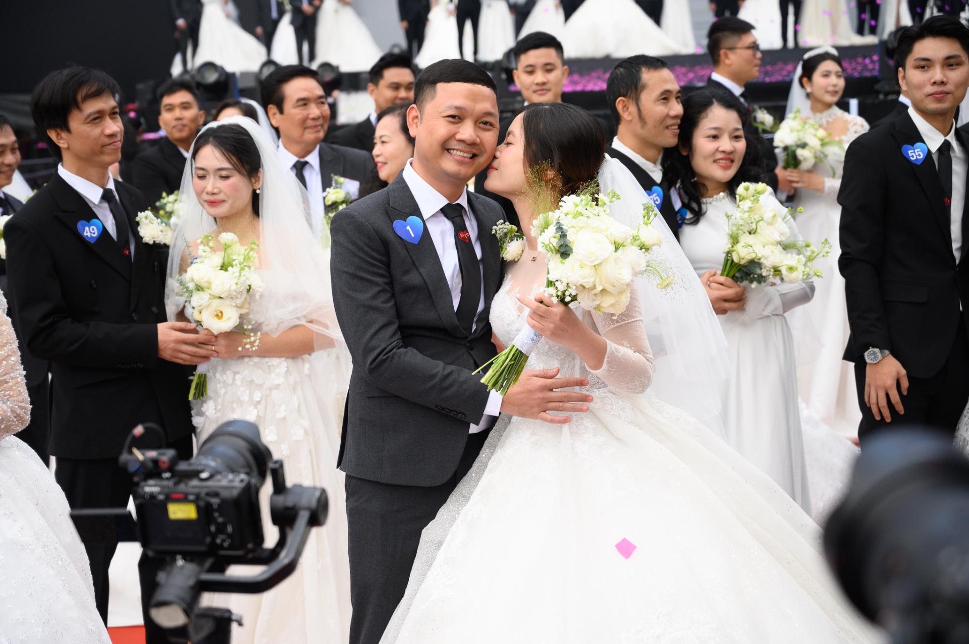 Các cặp đôi tham dự đều có những câu chuyện, hành trình hạnh phúc riêng