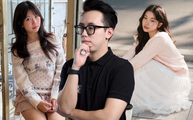 Drama giữa 3 cái tên: Quỳnh Tít - David Vinh - Hà Vi (thứ tự từ trái sang) tràn ngập trên Threads