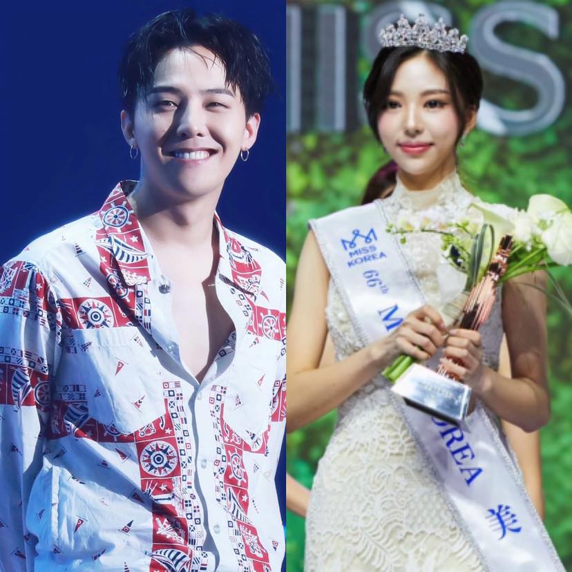 GD và Á hậu Hàn Quốc kém 12 tuổi dính nghi vấn hẹn hò (ảnh: FB)