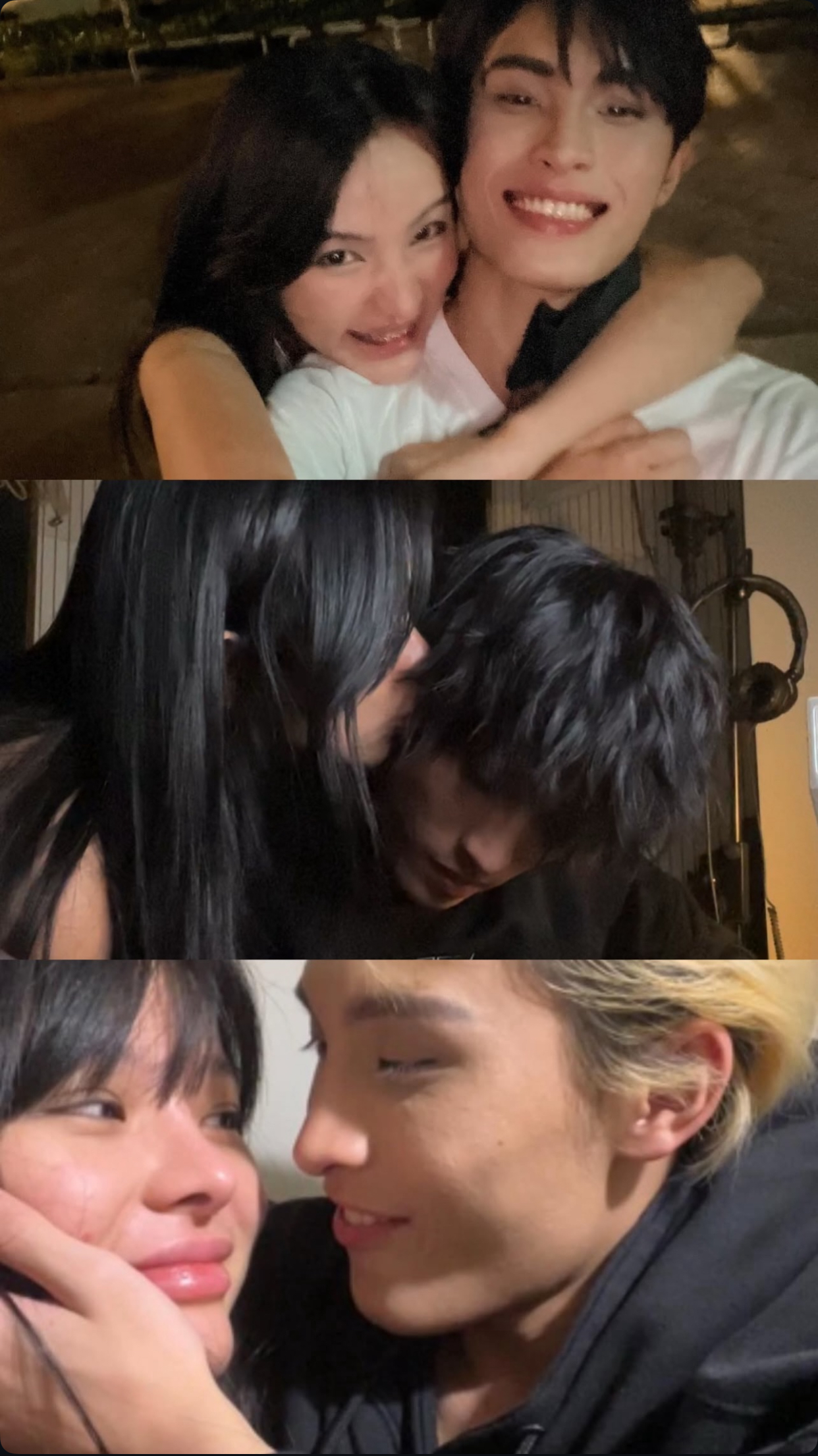 Wren Evans và bạn gái cũ Lim Feng (ảnh: cap màn hình)