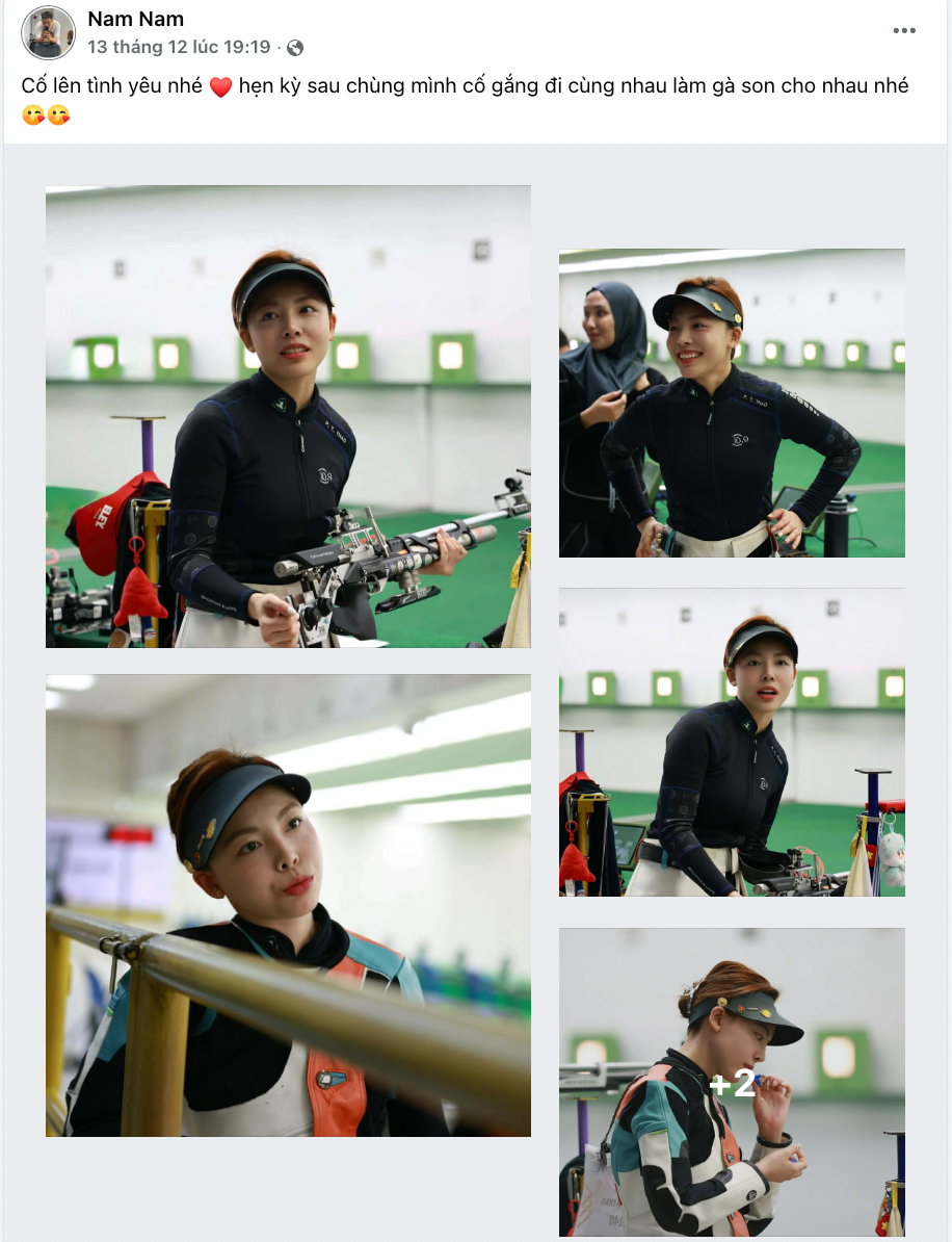 Vũ Tiến Nam động viên bạn gái