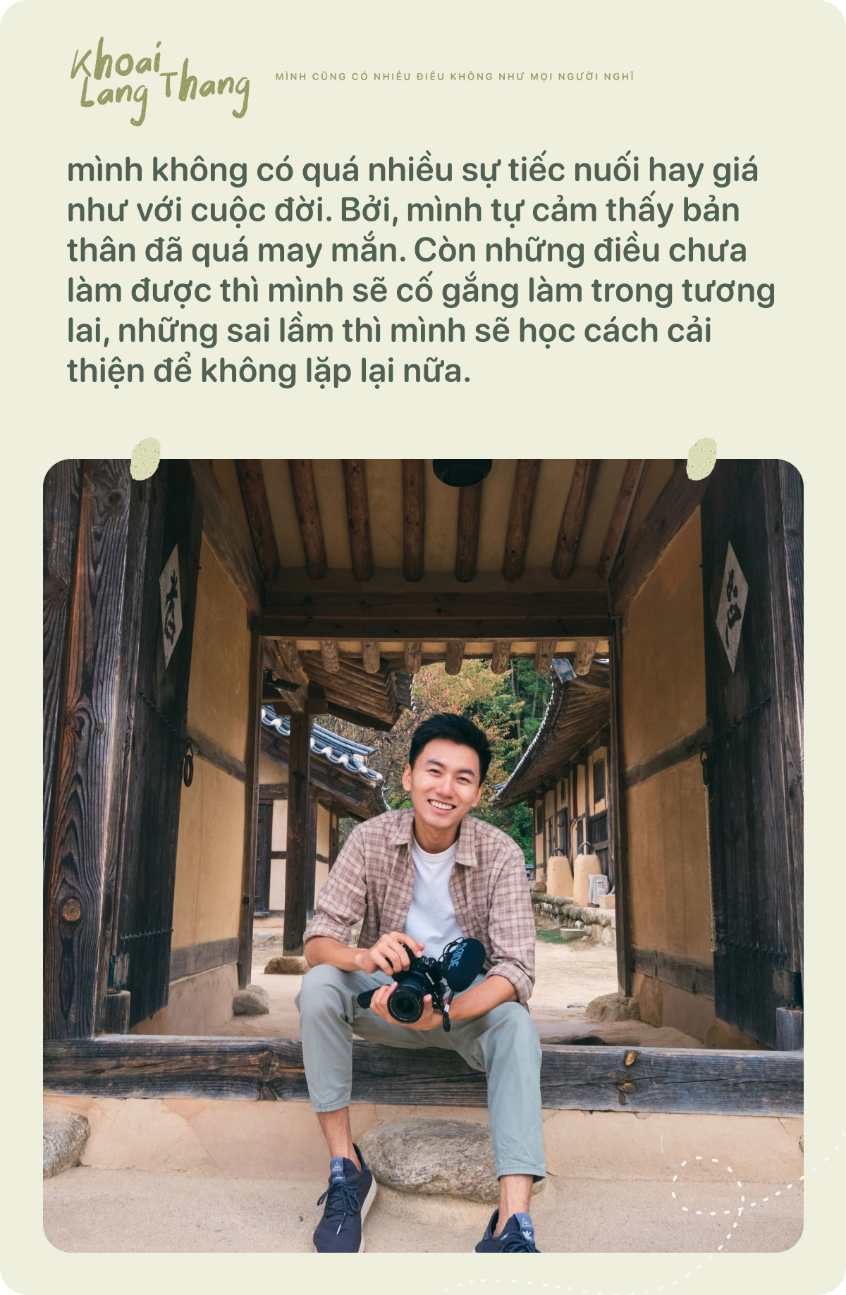 Khoai Lang Thang: Mình cũng có nhiều điều không như mọi người nghĩ