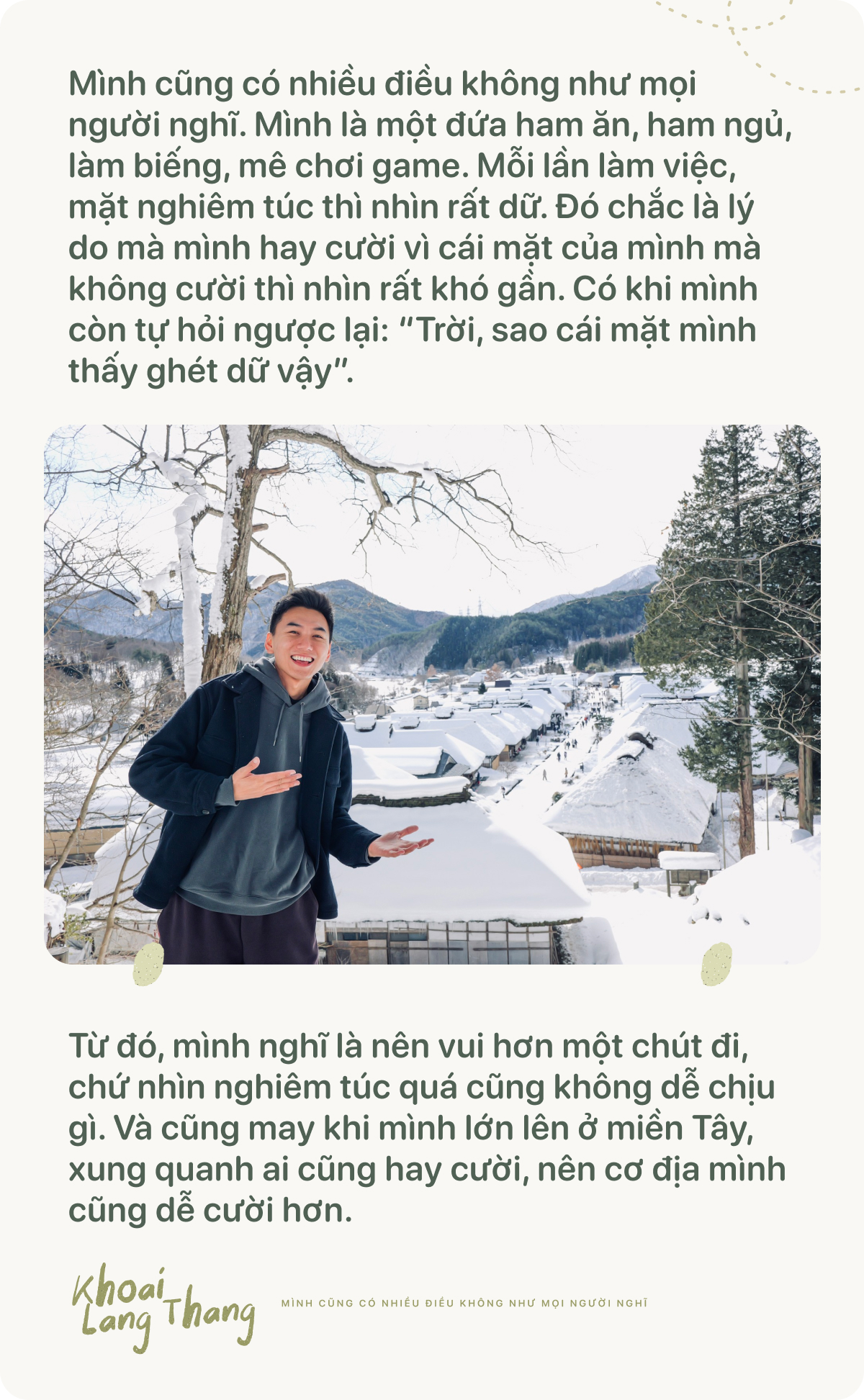 Khoai Lang Thang: Mình cũng có nhiều điều không như mọi người nghĩ