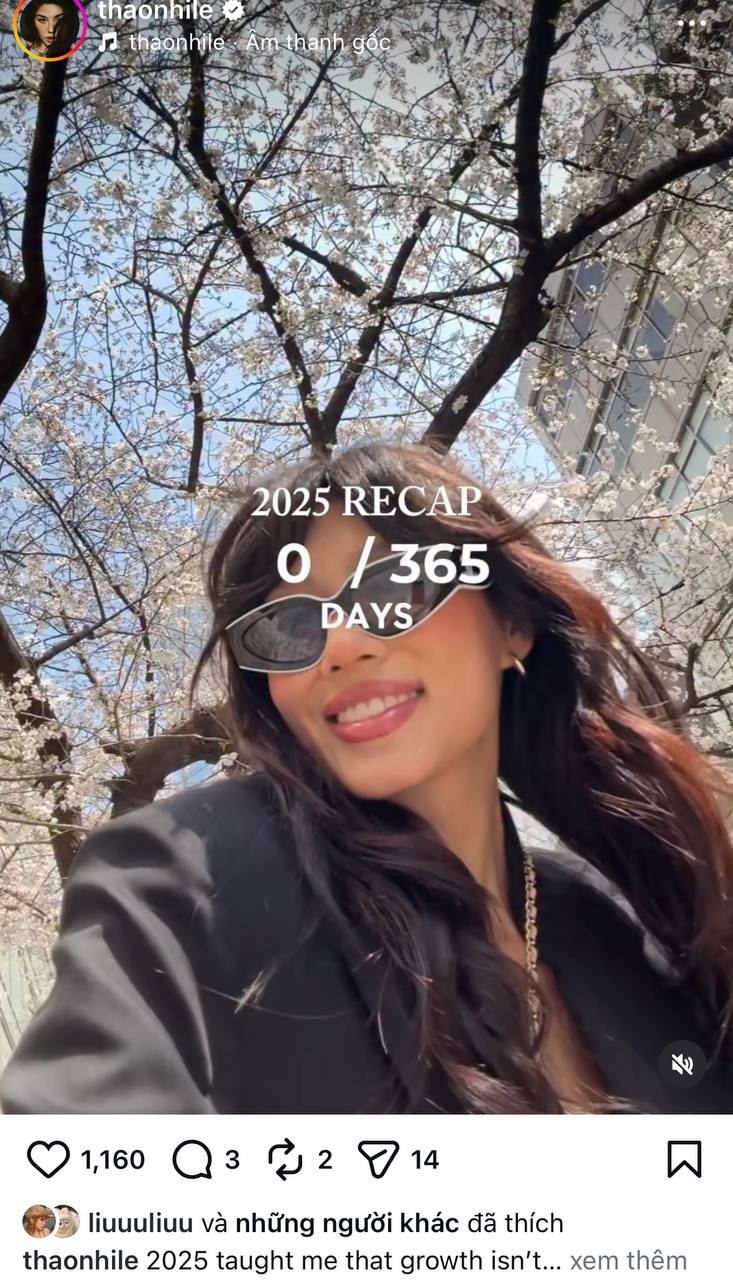 Thảo Nhi Lê recap 2025 của mình bằng những bức hình trong 365 ngày. 