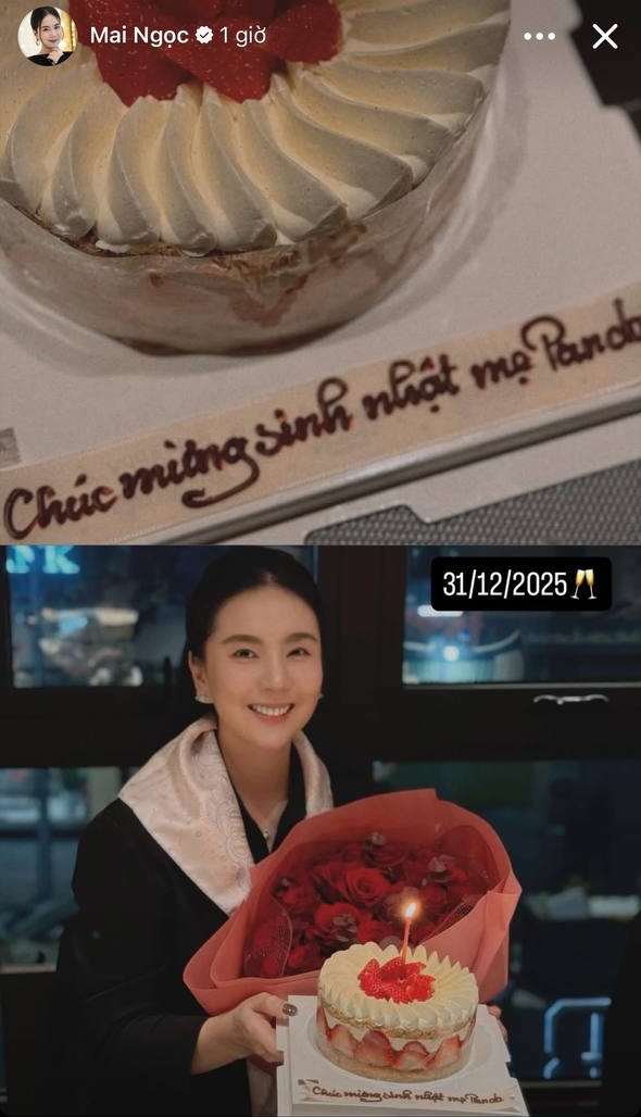 MC Mai Ngọc cũng được khen ngợi ngày càng xinh, hạnh phúc và viên mãn.