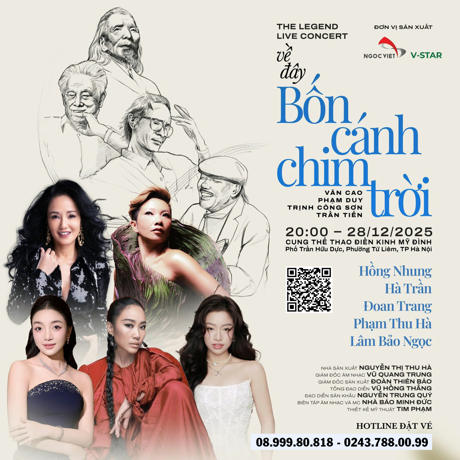 Show Về Đây Bốn Cánh Chim Trời quy tụ dàn sao gạo cội 