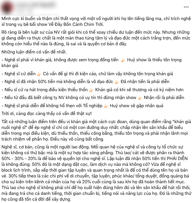 Nhiều người trong ngành như Lucas Luân Nguyễn lên tiếng giữa tranh luận (ảnh: cap màn hình)