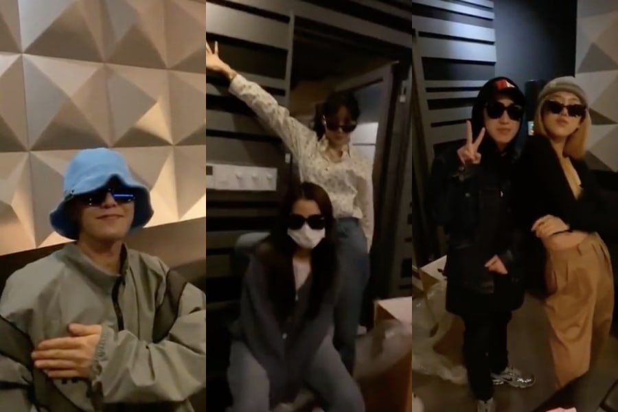 G-DRAGON xuất hiện trong livestream của Jennie năm 2020   (ảnh: cap màn hình)