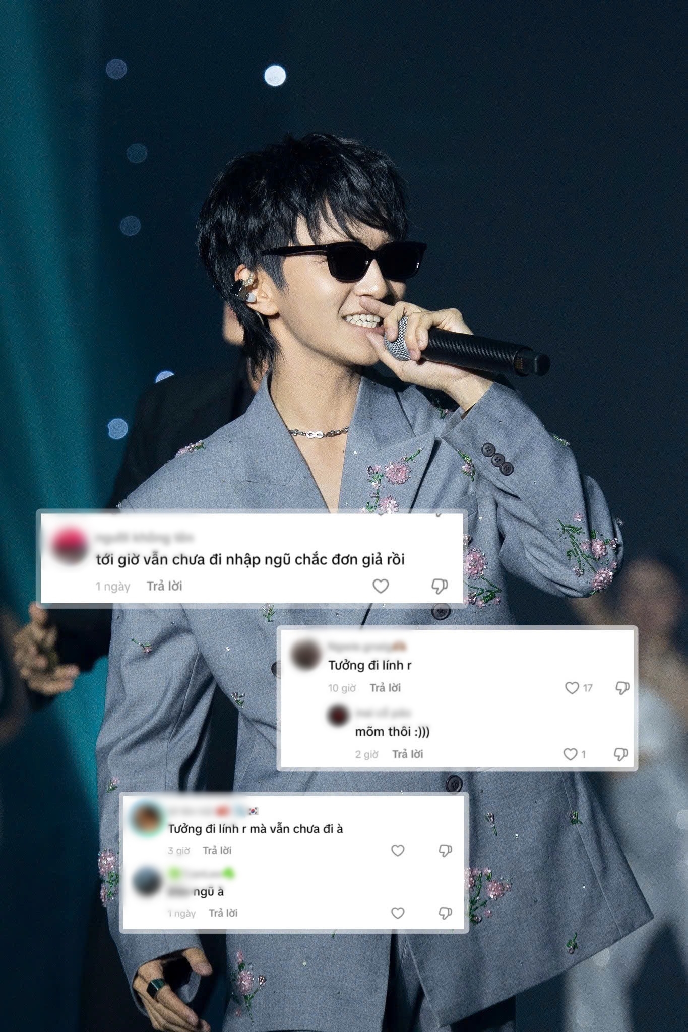 Động thái gây tranh luận của Cao Minh Thiên Tùng (ảnh: FBNV)