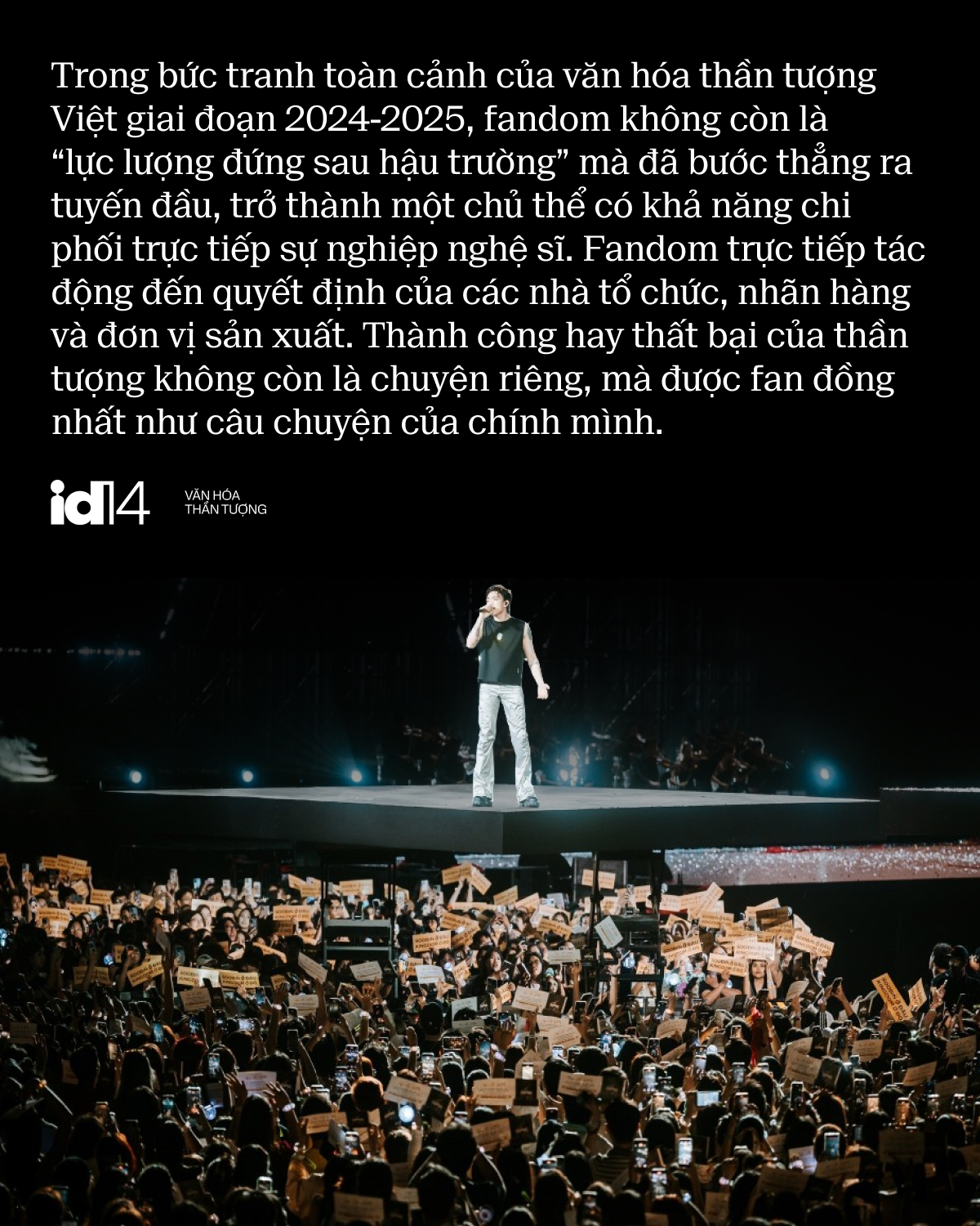 Văn hóa thần tượng nghệ sĩ Việt trưởng thành: Khi tình yêu idol không còn là cuộc chơi cảm xúc 