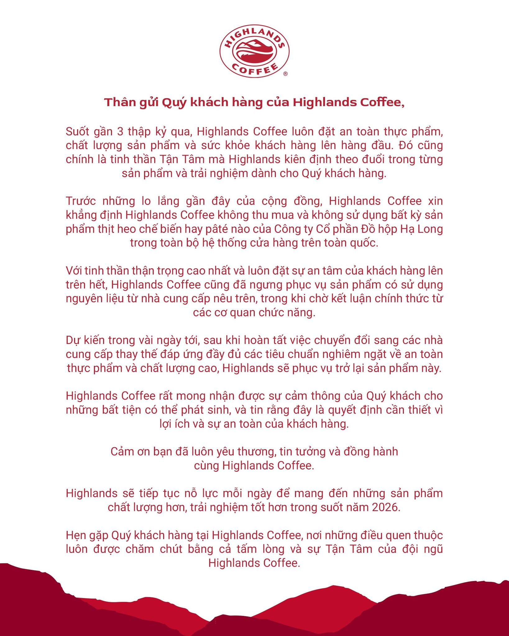 (Nguồn: Highlands Coffee)