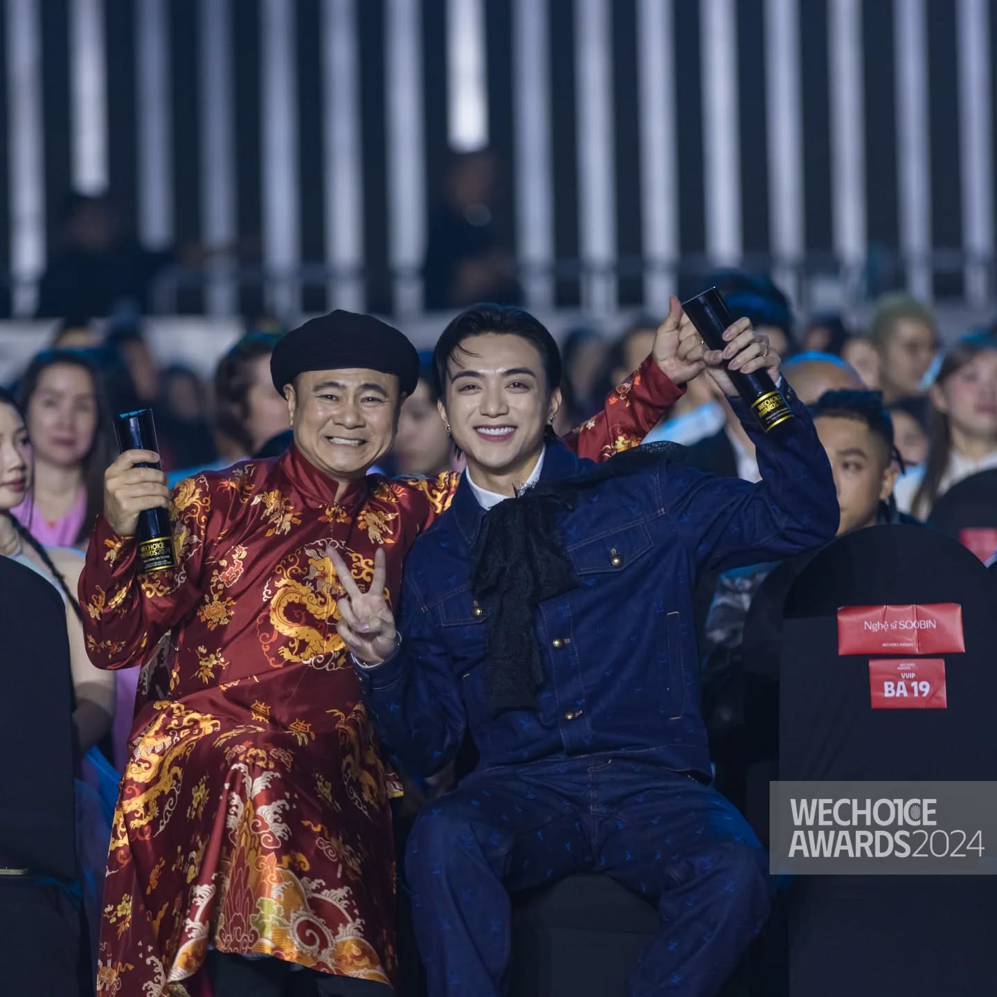 NSND Tự Long ở WeChoice Awards 2024 (ảnh: WeChoice)