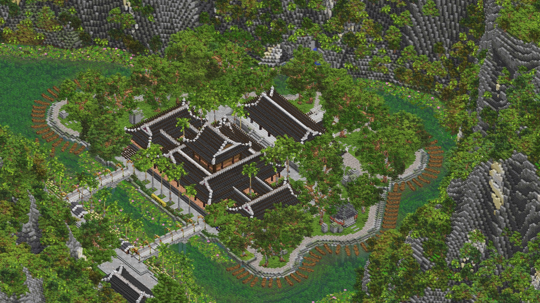 Nếu chỉ nhìn lướt qua, hẳn nhiều người sẽ tưởng đây là ảnh chụp chứ không phải công trình trong Minecraft