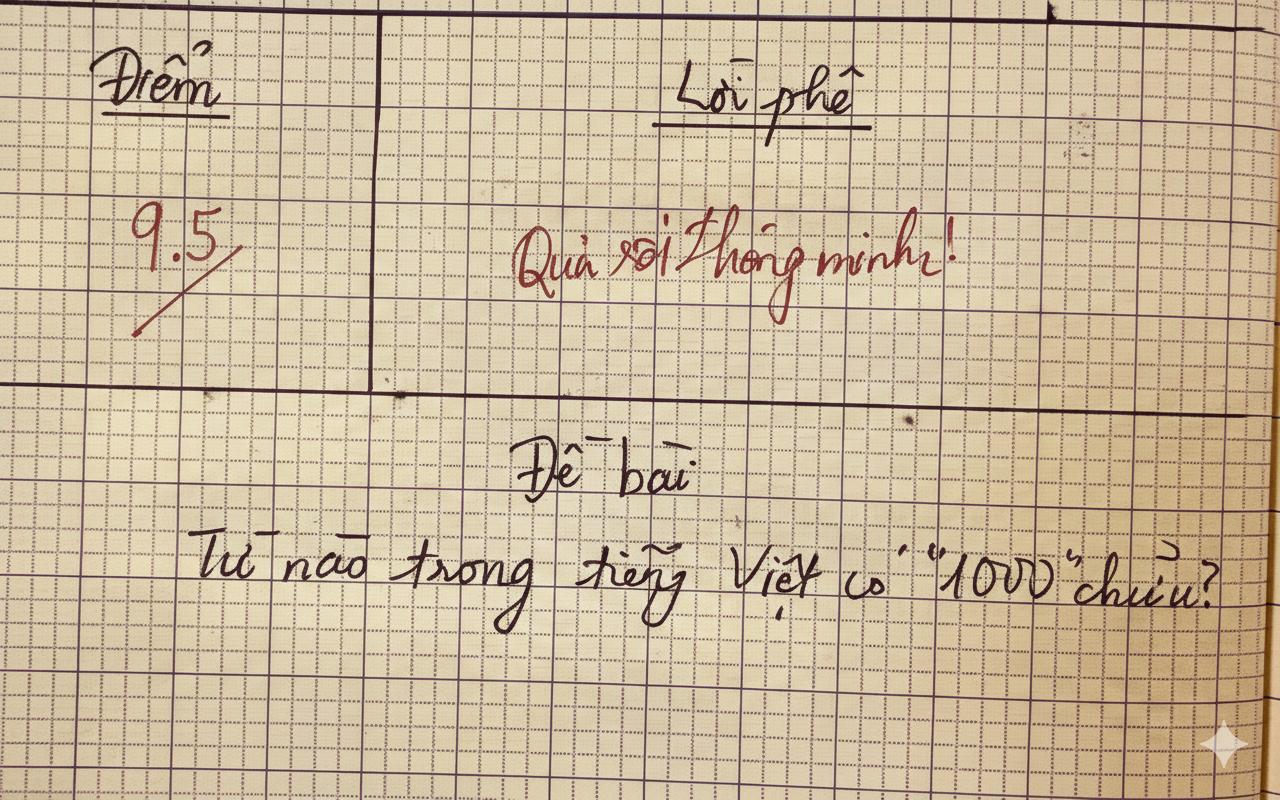 Từ tiếng Việt nào có 1000 chữ U? - Chỉ 0,0001% trả lời đúng! 