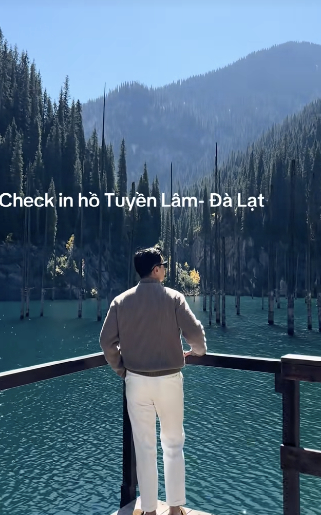 Hồ Tuyền Lâm (Đà Lạt) thực sự trông như này sao?