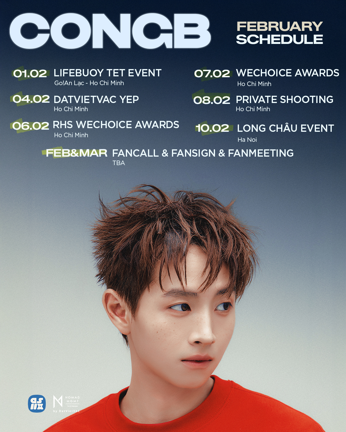 Chỉ 10 ngày đầu tháng 2/2026, CONGb đã kín lịch