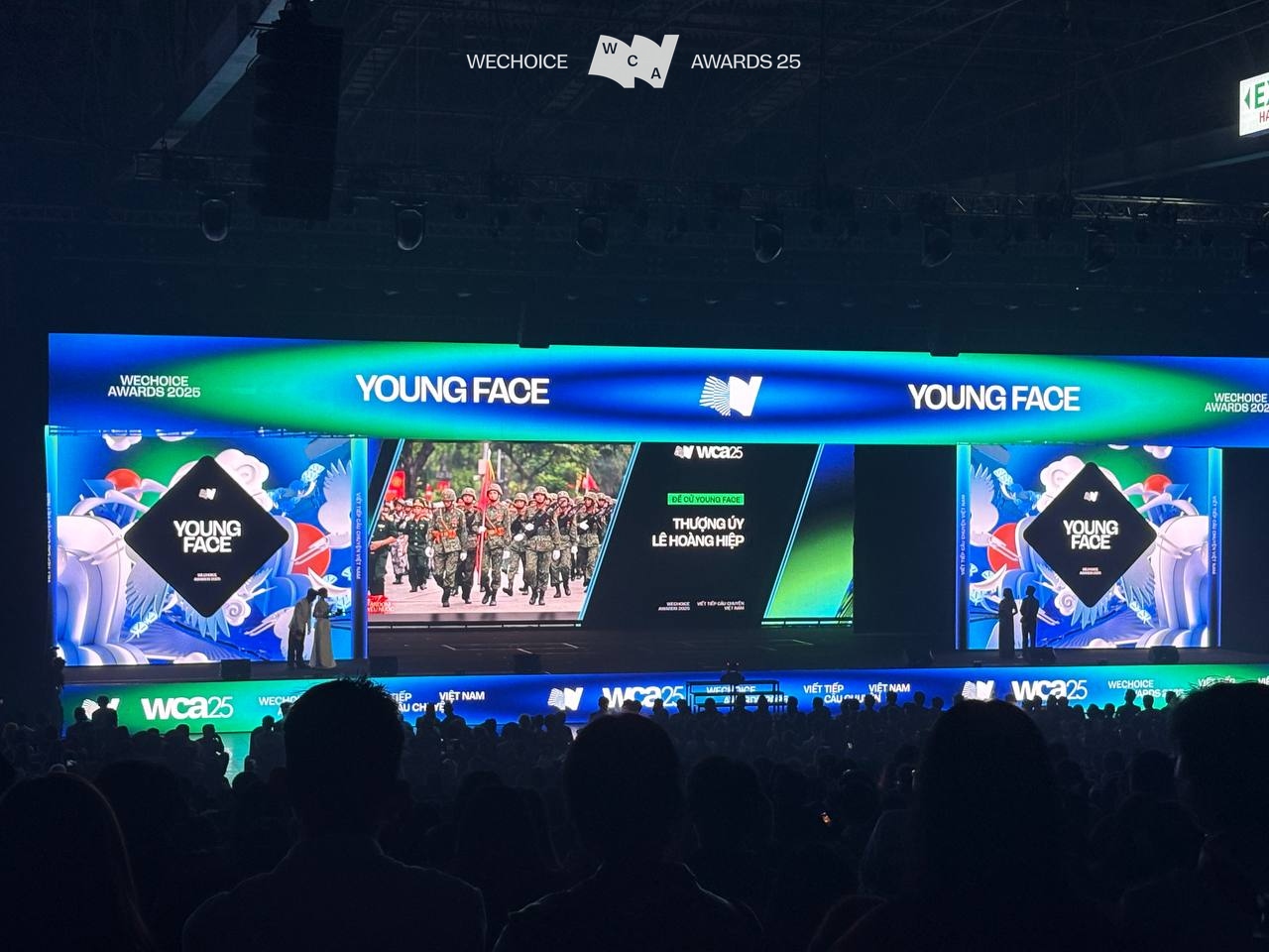 Thượng úy Lê Hoàng Hiệp chiến thắng đề cử Young Face tại WeChoice Awards 2025 