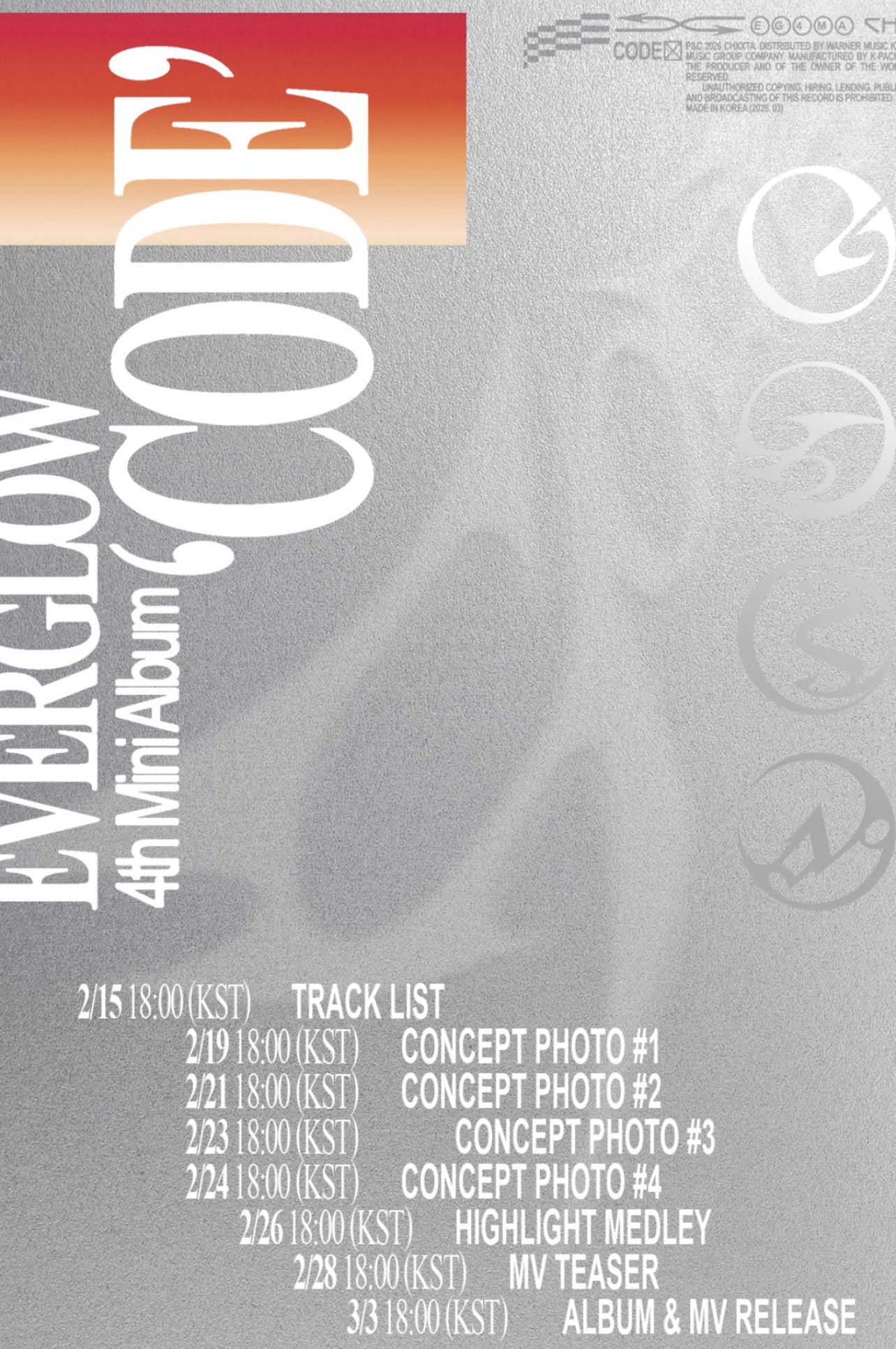 Nhóm vừa nhá hàng màn comeback ngày 3.3 tới đây (ảnh: X)