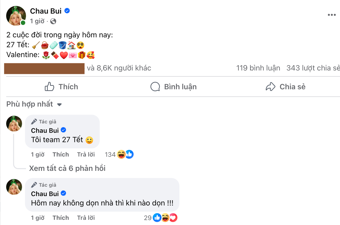 Dòng trạng thái đầy ẩn ý của Châu Bùi giữa lúc chuyện tình cảm với Binz được bàn tán rầm rộ. Ảnh: Chụp màn hình