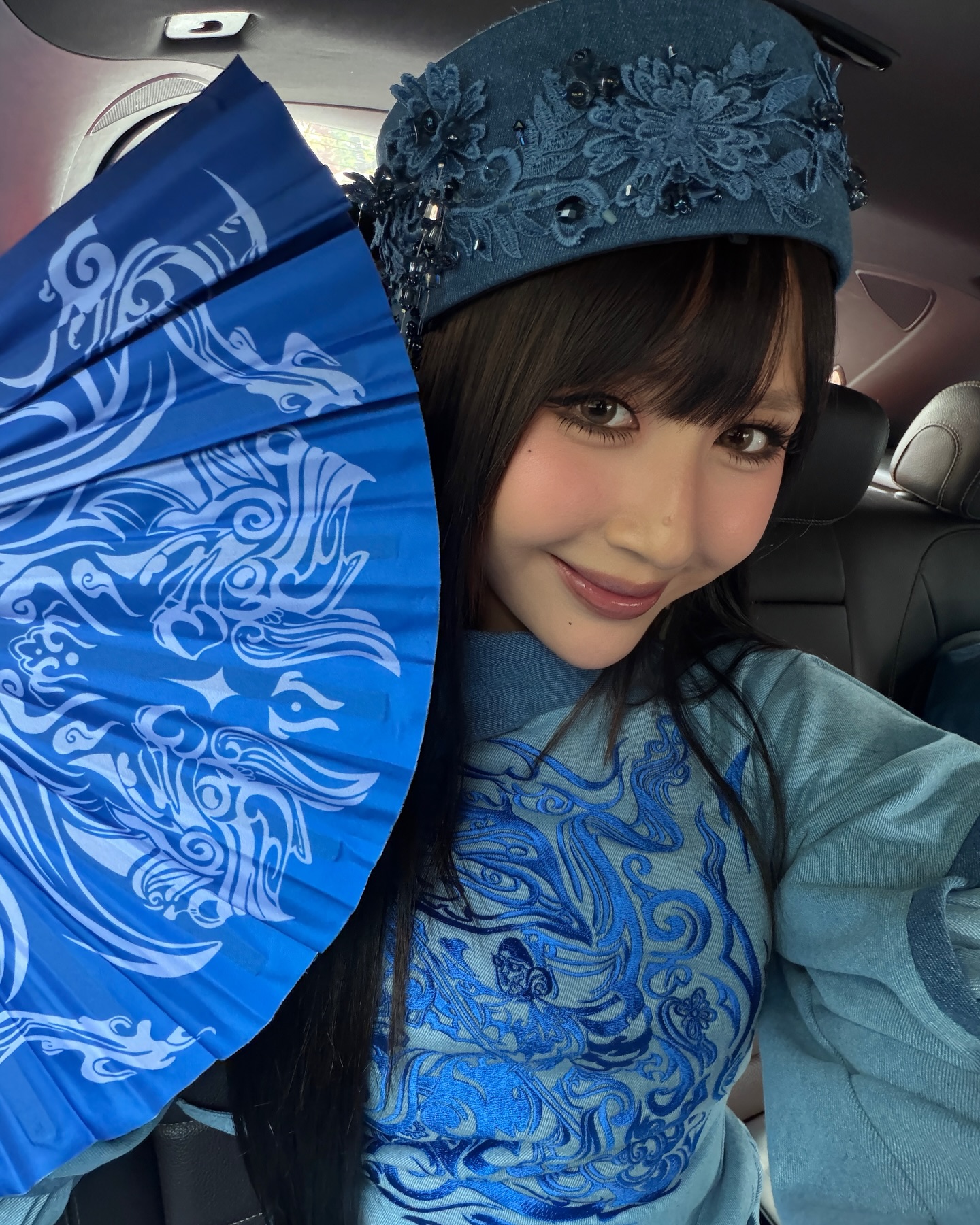 Zoom cận nhan sắc của Quỳnh Anh Shyn khi về Hà Nội ăn Tết. 