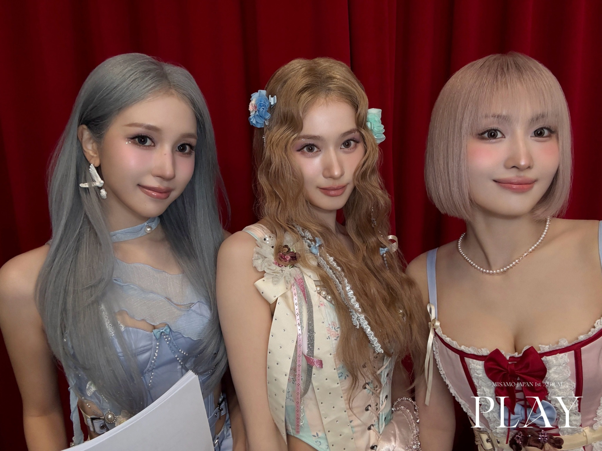 3 thành viên Nhật Bản nổi tiếng của TWICE: Mina, Sana, Momo (từ trái qua, ảnh: JYP)