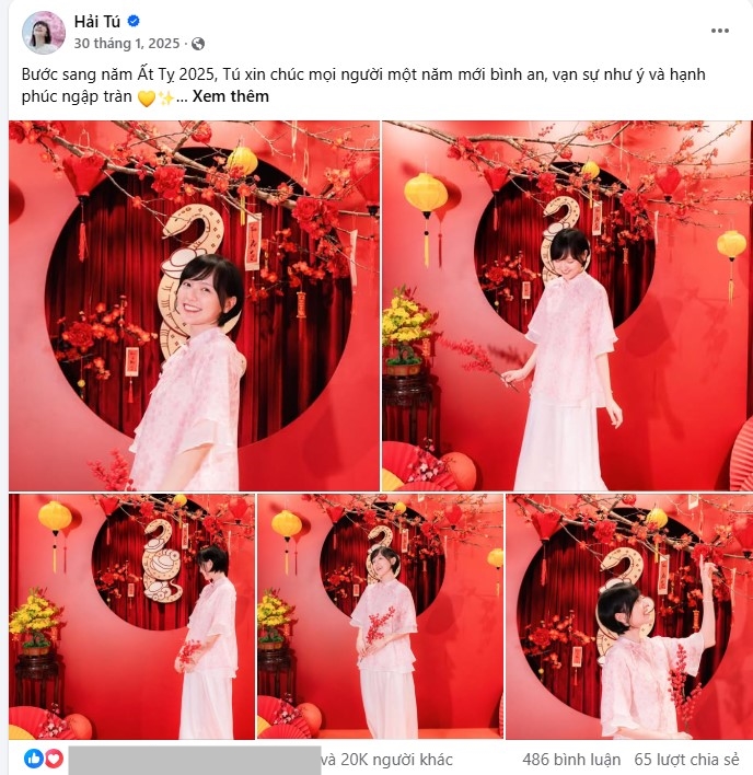 Chuyện gì khiến Hải Tú bị réo gọi đầu năm?