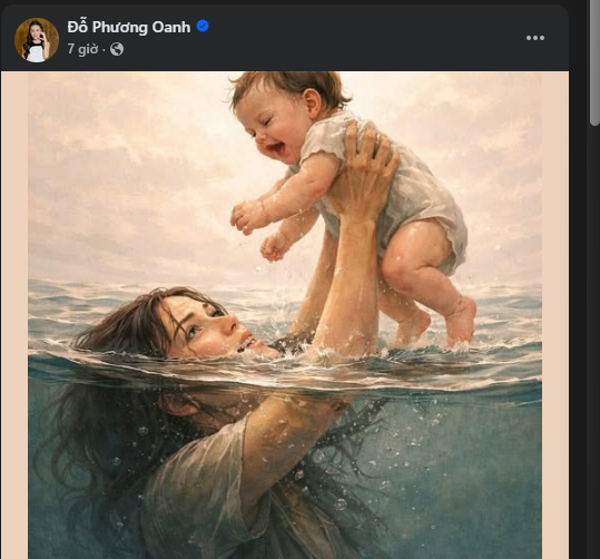 Phương Oanh lặng lẽ xoá bài đăng trên trang cá nhân của mình