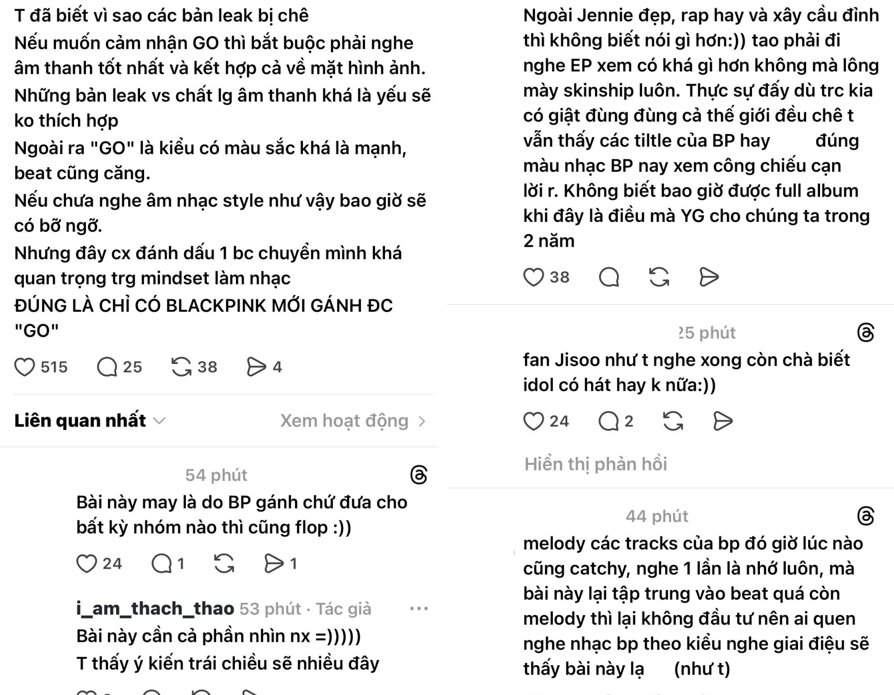 Âm nhạc của BLACKPINK trong màn comeback này lại gây tranh cãi (ảnh cap màn hình)