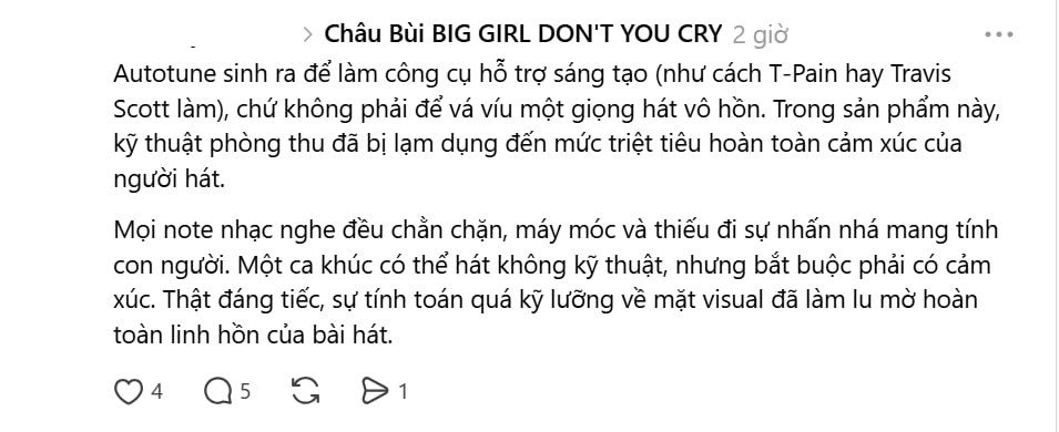 Châu Bùi chính thức cầm mic đi hát: Có Binz yểm trợ nhưng vẫn nhạt, bù lại visual 