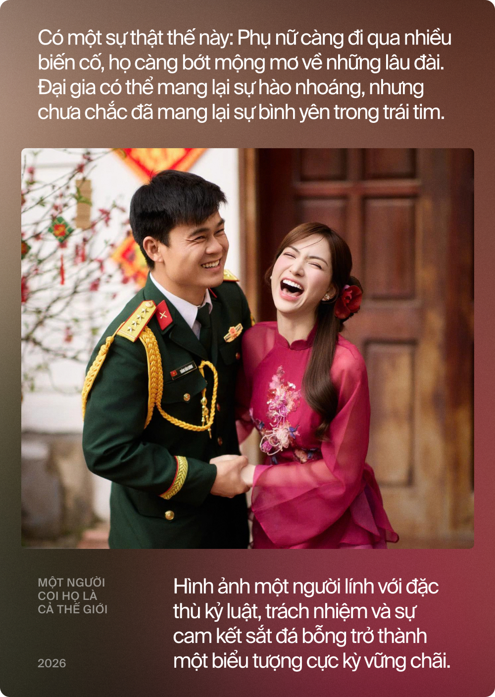 Sau tất cả, điều phụ nữ tìm kiếm không phải là một người cho họ cả thế giới, mà là một người coi họ là cả thế giới