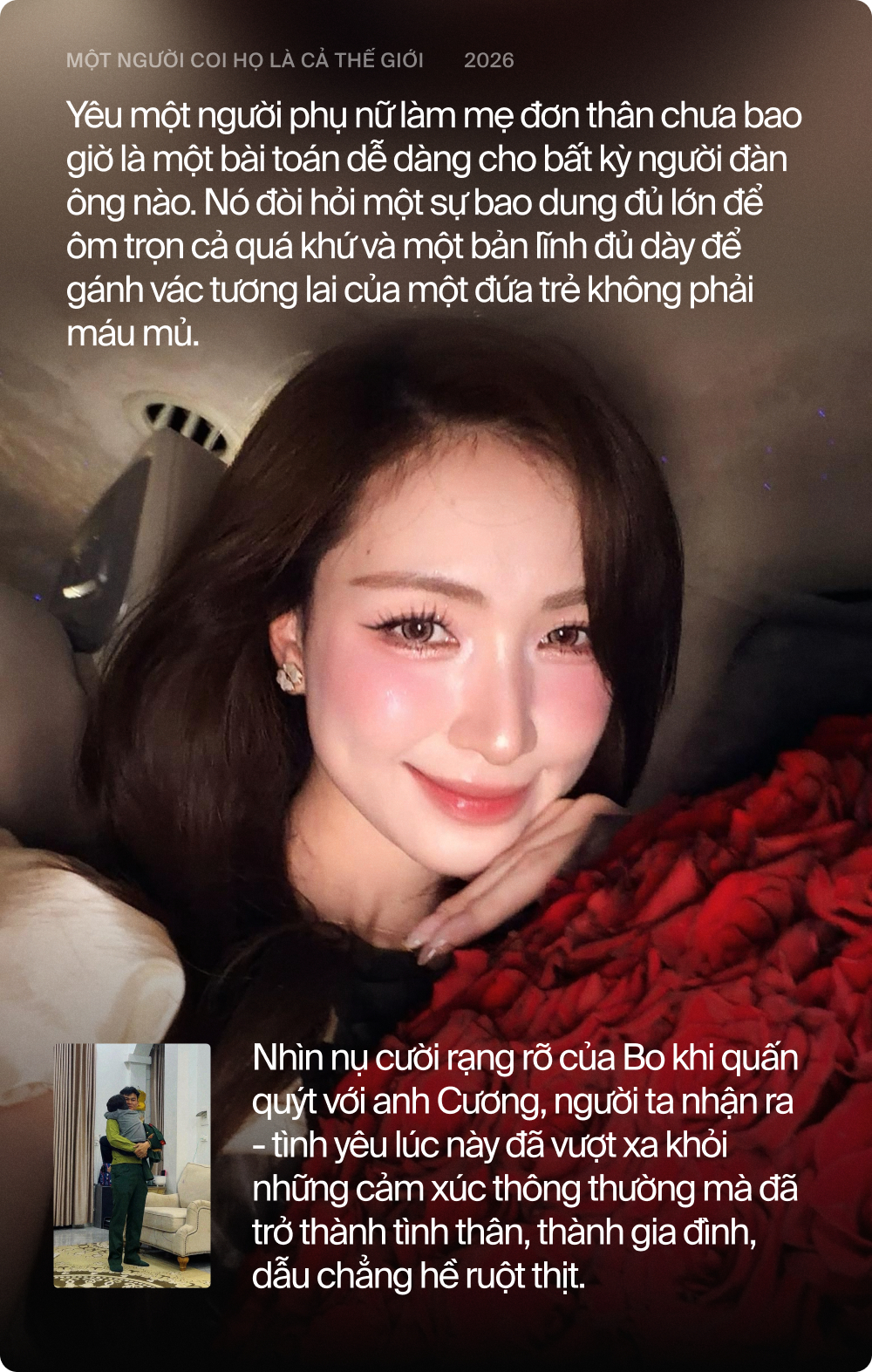 Sau tất cả, điều phụ nữ tìm kiếm không phải là một người cho họ cả thế giới, mà là một người coi họ là cả thế giới