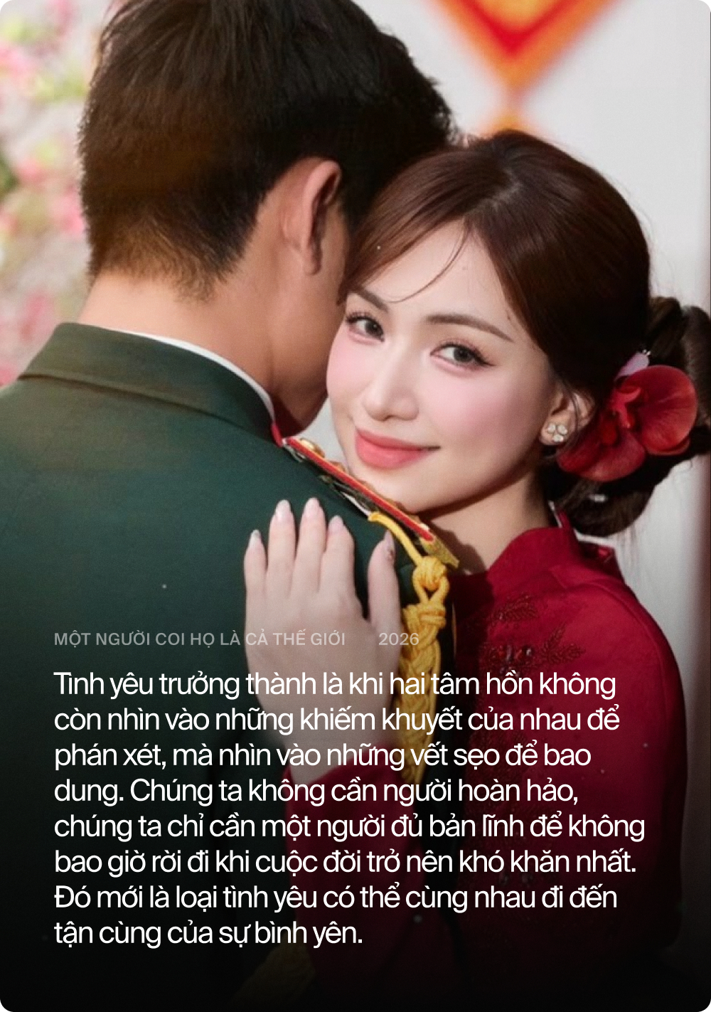 Sau tất cả, điều phụ nữ tìm kiếm không phải là một người cho họ cả thế giới, mà là một người coi họ là cả thế giới