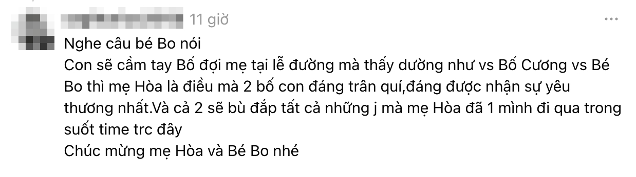 “Vì bố là bố mình mà mẹ” - bao nhiêu yêu thương mới đủ để bé Bo nói được câu này?