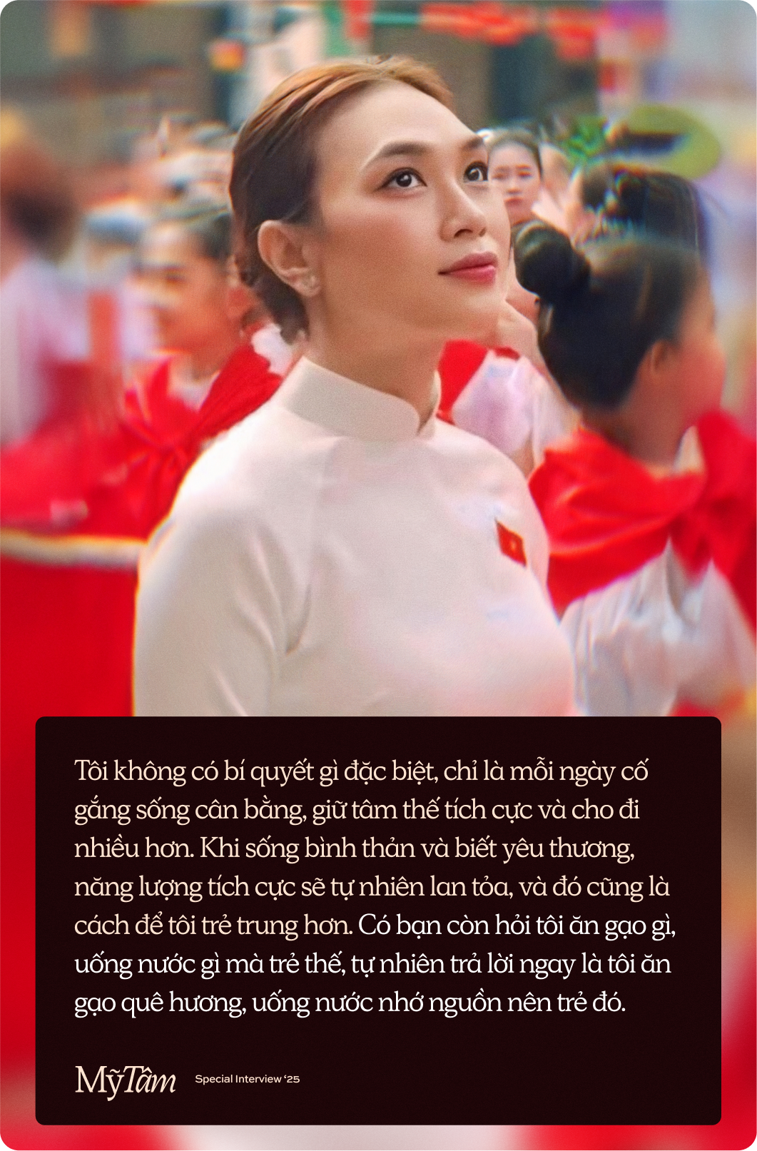 Mỹ Tâm chia sẻ về bí quyết giữ nhan sắc