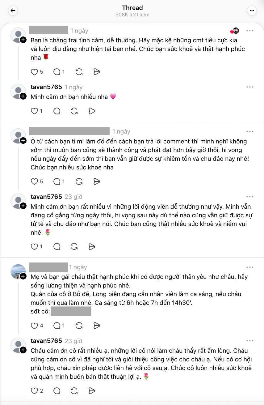 Nhiều người phản hồi chia sẻ của nam shipper và anh chàng cũng có cách bình luận dễ chịu