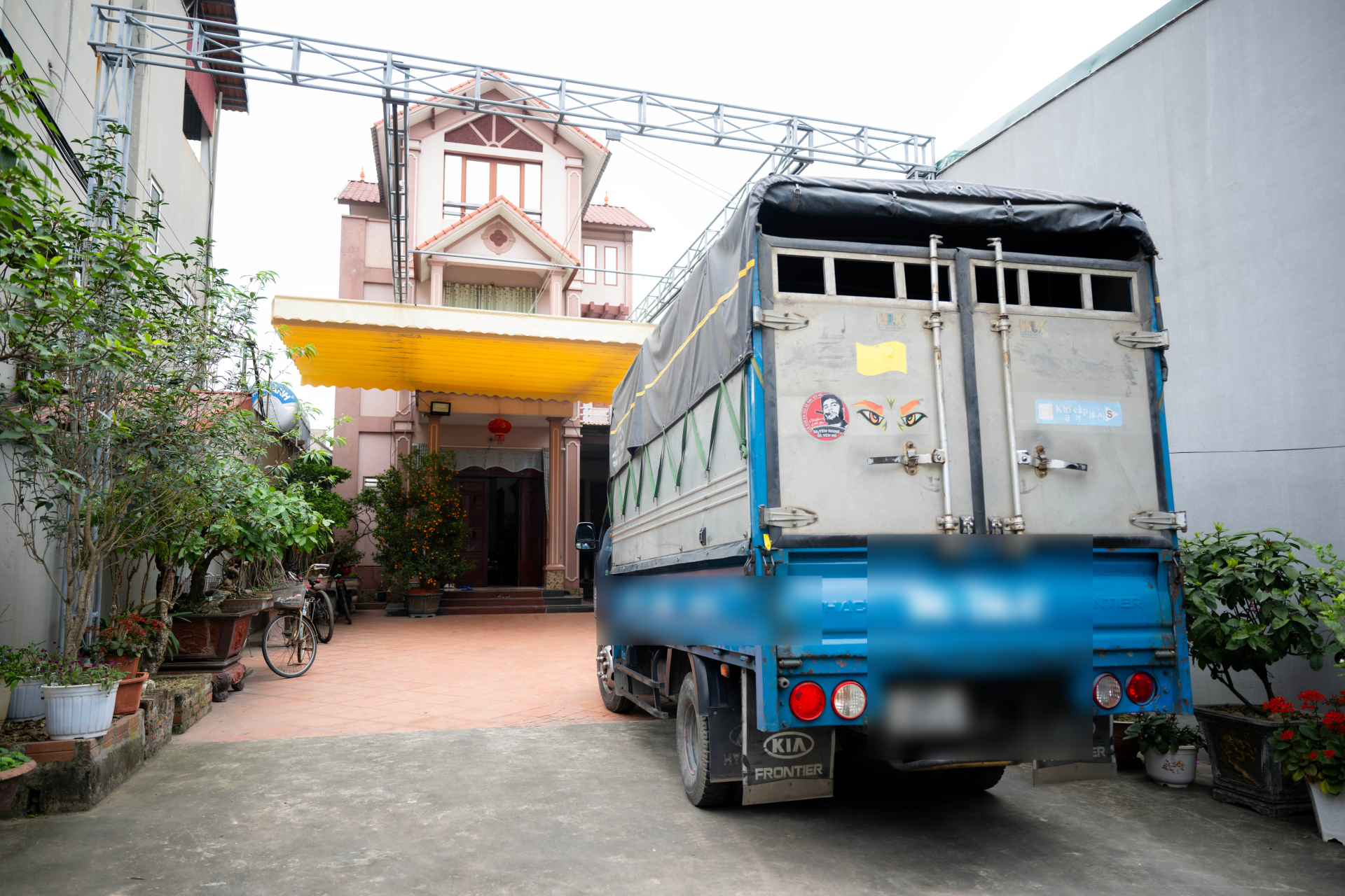 Căn nhà mà Phương Anh và gia đình sinh sống ở Bắc Ninh