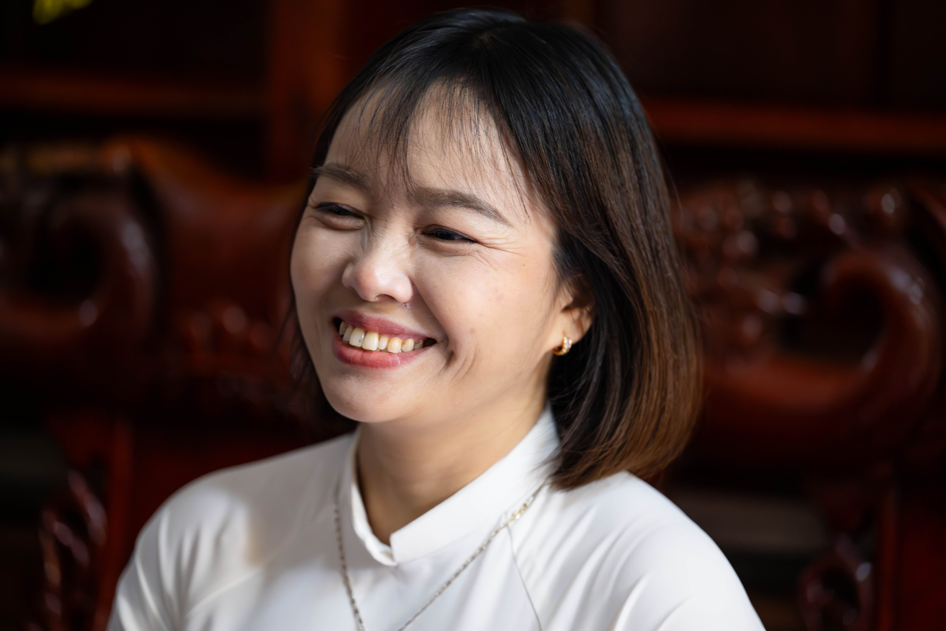 Cô Ngọc Hân - mẹ của Phương Anh hiện đang làm giáo viên mầm non