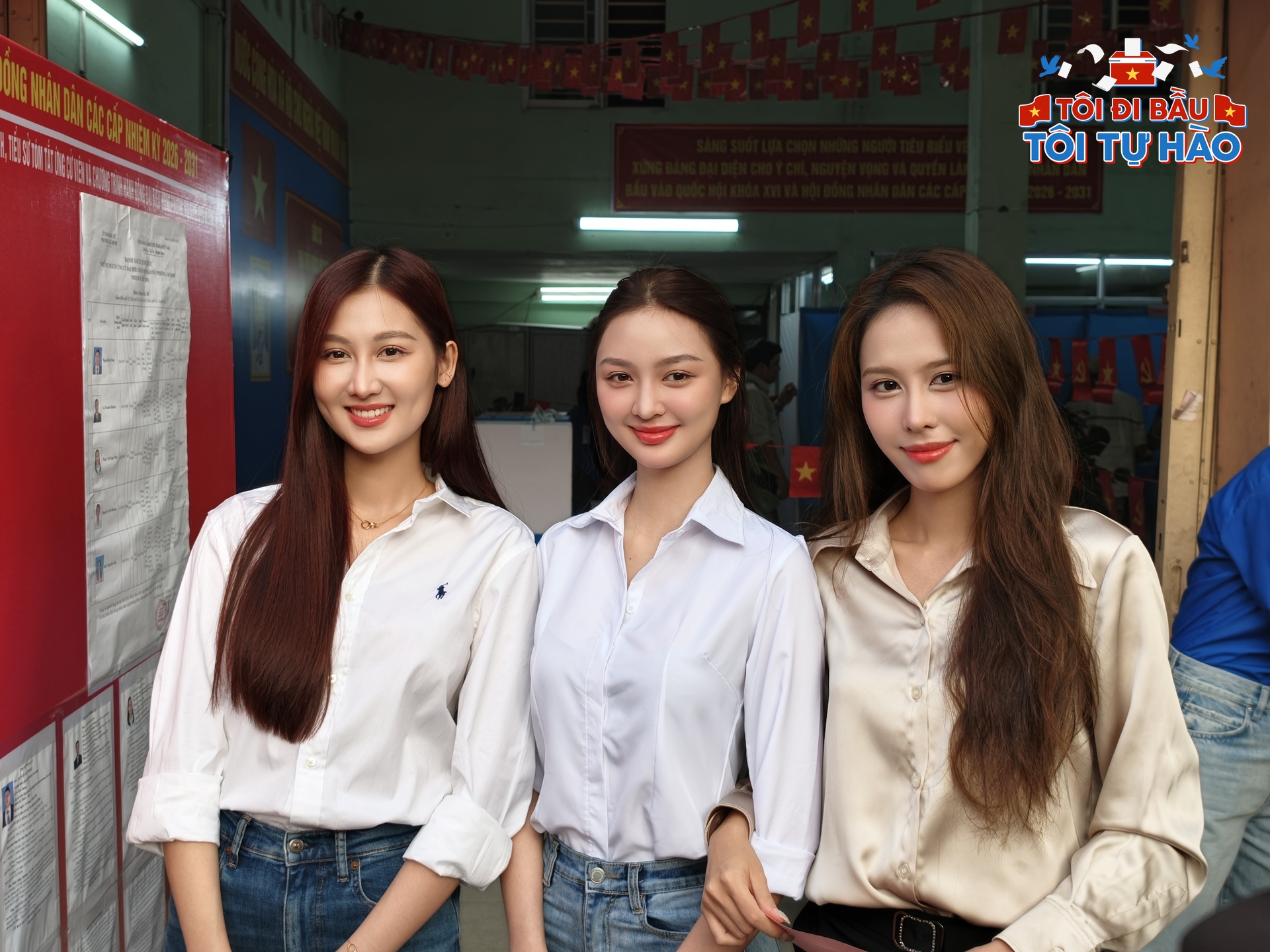 Dàn nghệ sĩ Việt tự hào, rạng rỡ đi bầu cử sáng nay! 