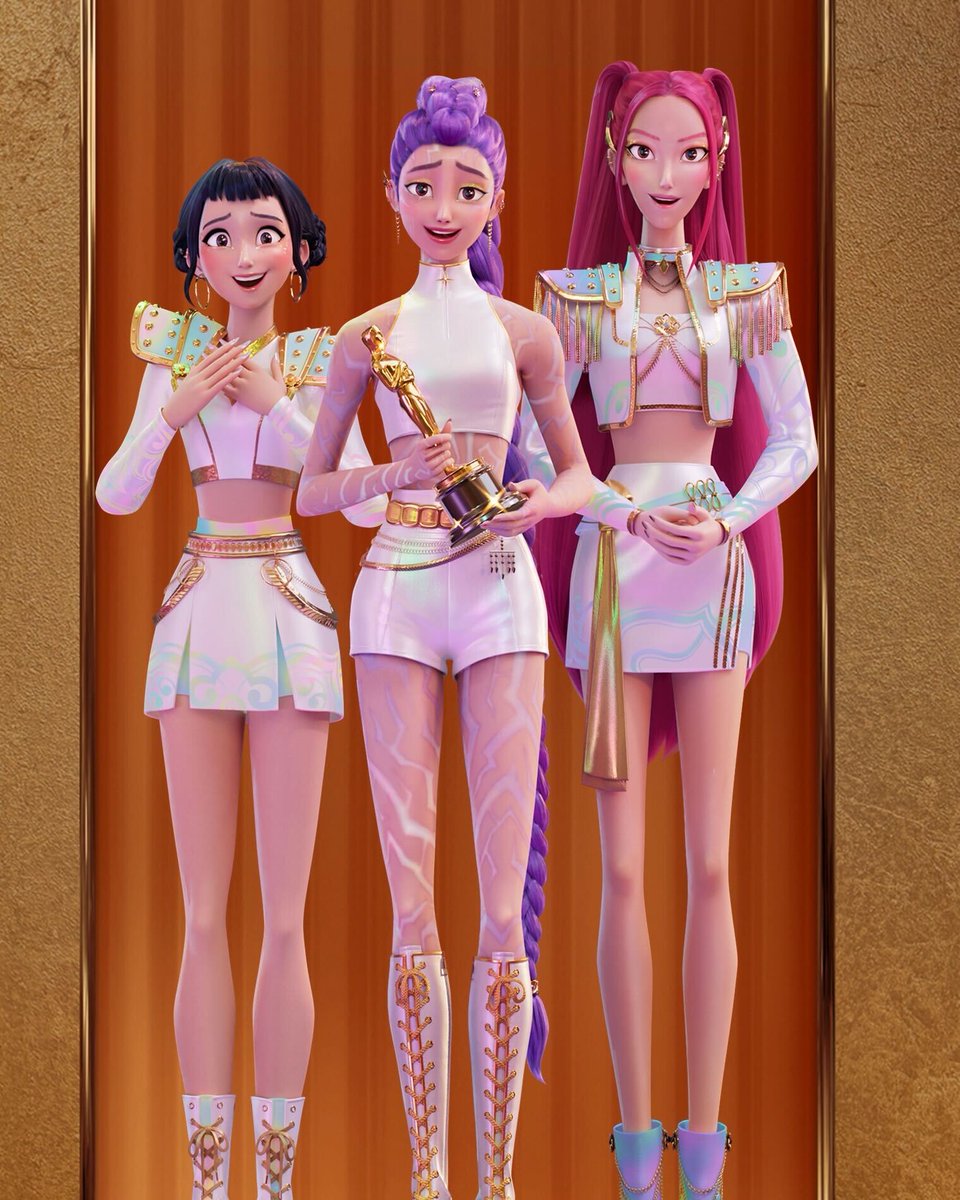 Nhóm nhạc ảo HUNTR/X trong phim Kpop Demon Hunters (ảnh: X)